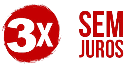 3 x sem juros