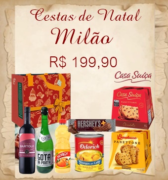 Cesta de Natal Milão