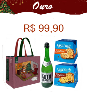 Cesta de Natal Ouro