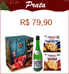 Cesta de Natal Prata