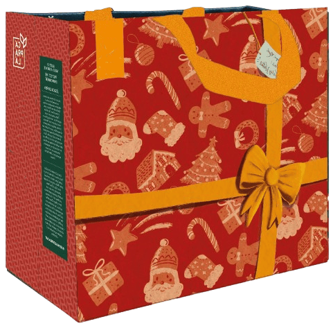 Sacola de Ráfia Natal 2026 G